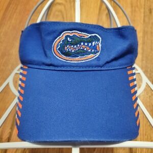 Florida Gators Visor Hat Adult Strapback Blue Orange Football Golf